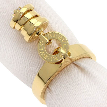BVLGARI Element 1P Diamond Ring K18 Yellow Gold Ladies [Used]