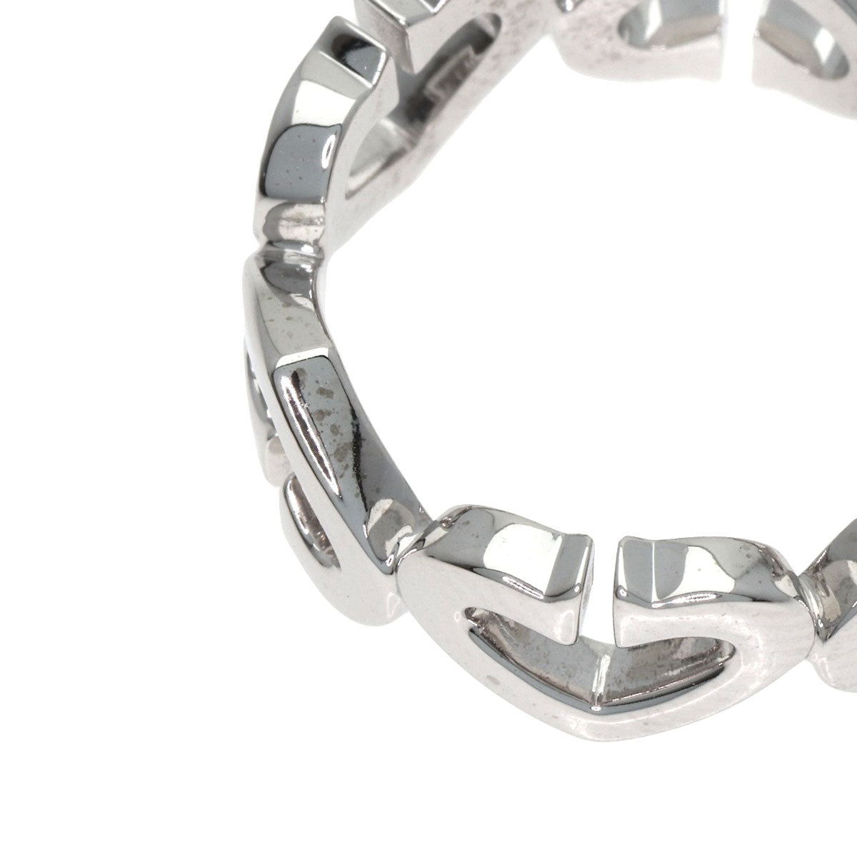 カルティエ Cハート1P ダイヤモンド #53 リング・指輪 K18ホワイトゴールド レディース 【中古】【CARTIER】