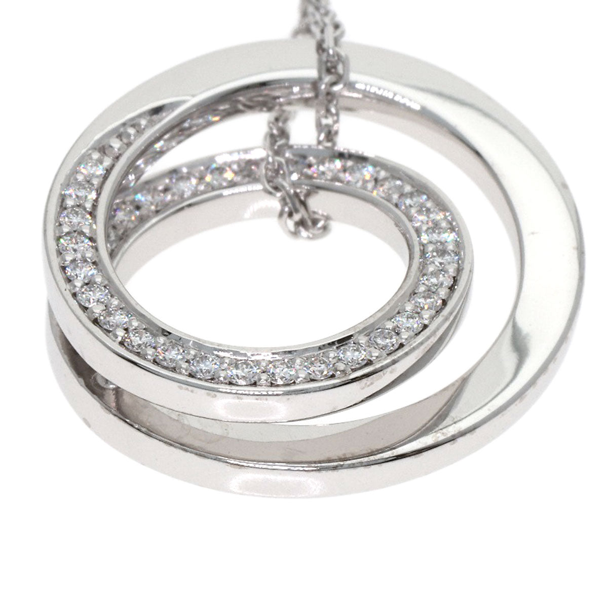 CARTIER Ethancel Diamond Necklace K18 White Gold Ladies [Used]