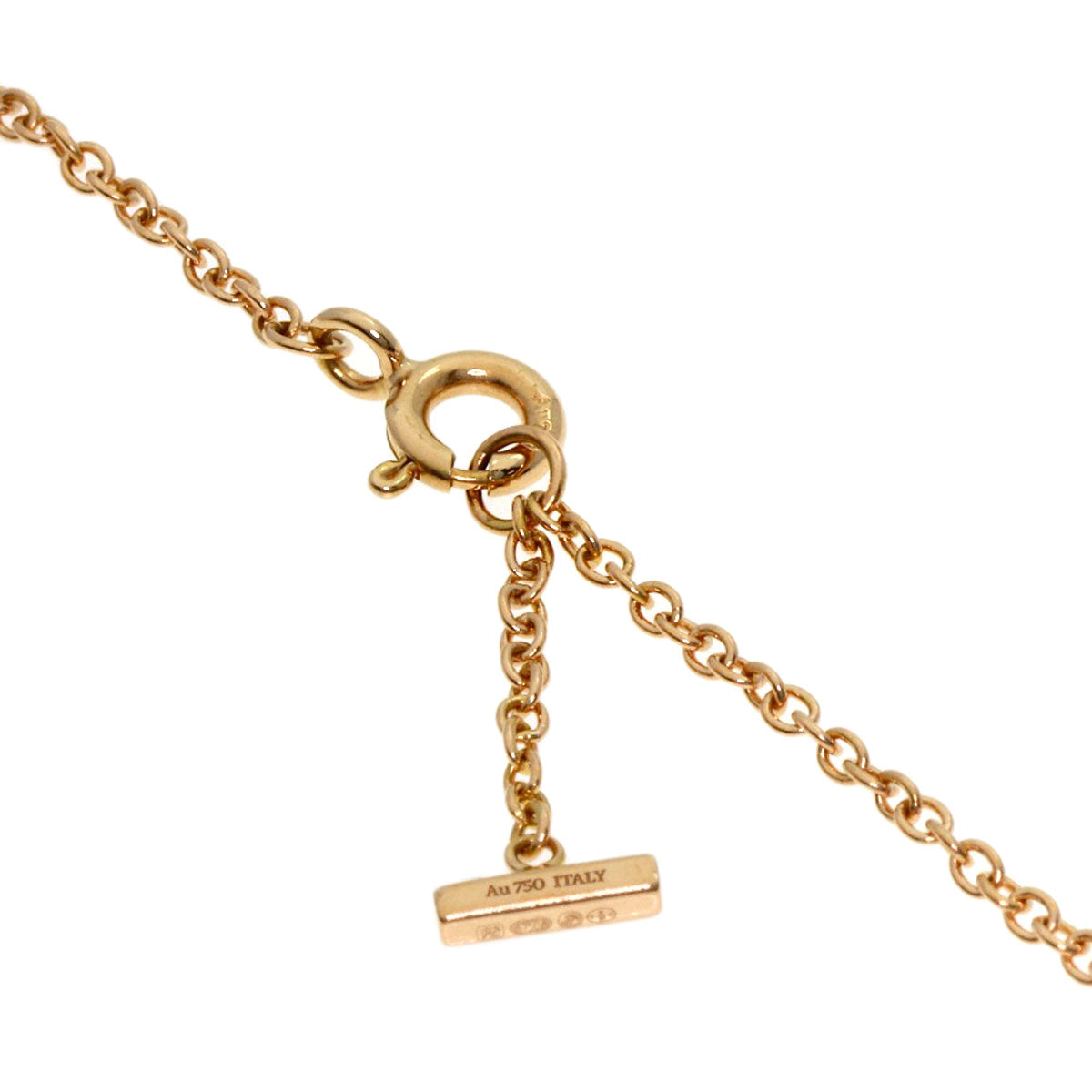 TIFFANY&Co. T smile small Bracelet K18 Pink Gold Ladies [Used]