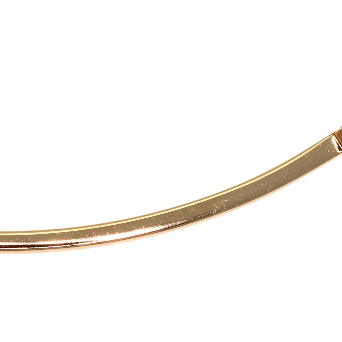 TIFFANY&Co. T smile small Bracelet K18 Pink Gold Ladies [Used]