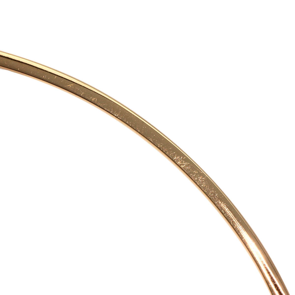 TIFFANY&Co. T smile small Bracelet K18 Pink Gold Ladies [Used]