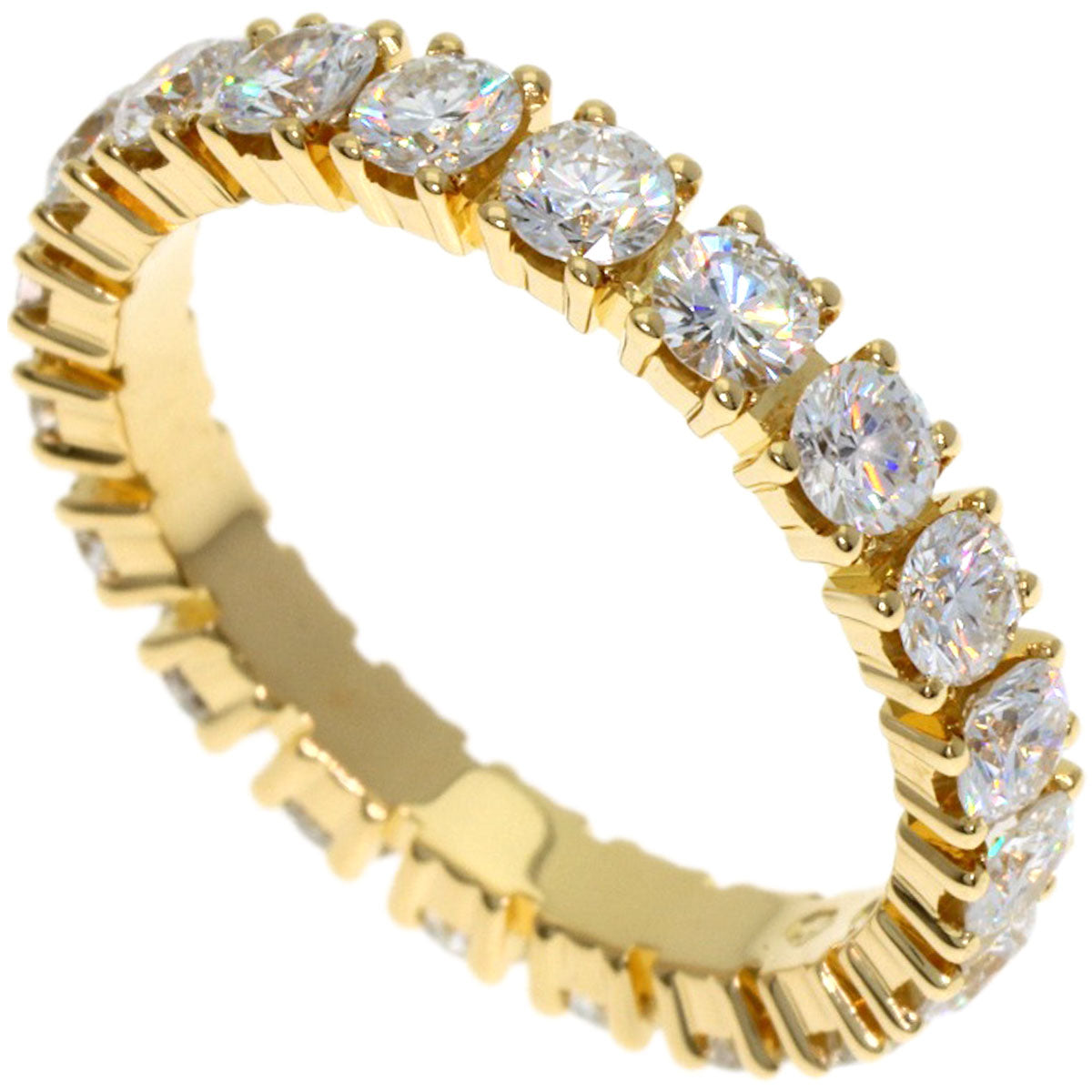 CARTIER Destine Diamond #47 Ring K18 Yellow Gold Ladies [Used]
