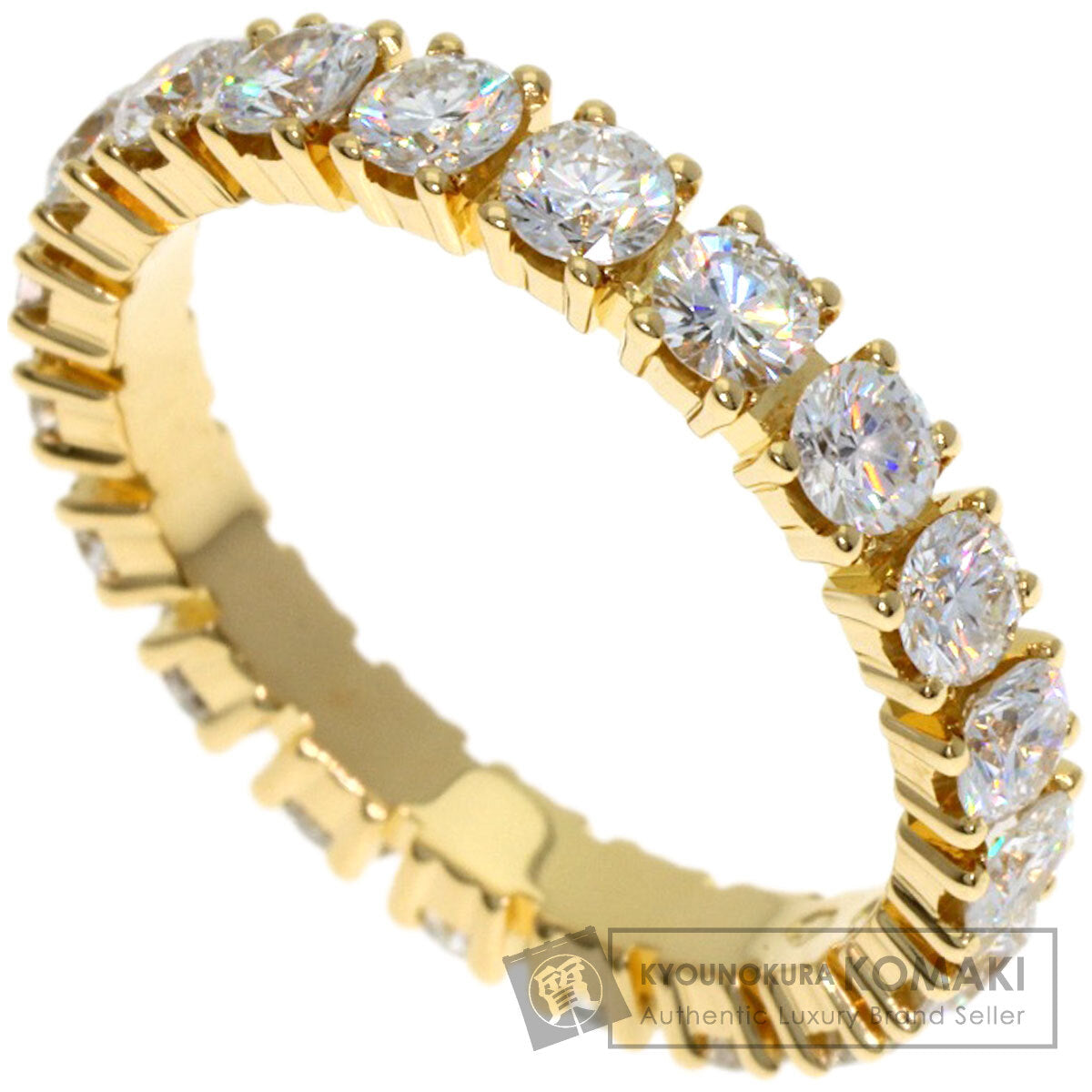 CARTIER Destine Diamond #47 Ring K18 Yellow Gold Ladies [Used]