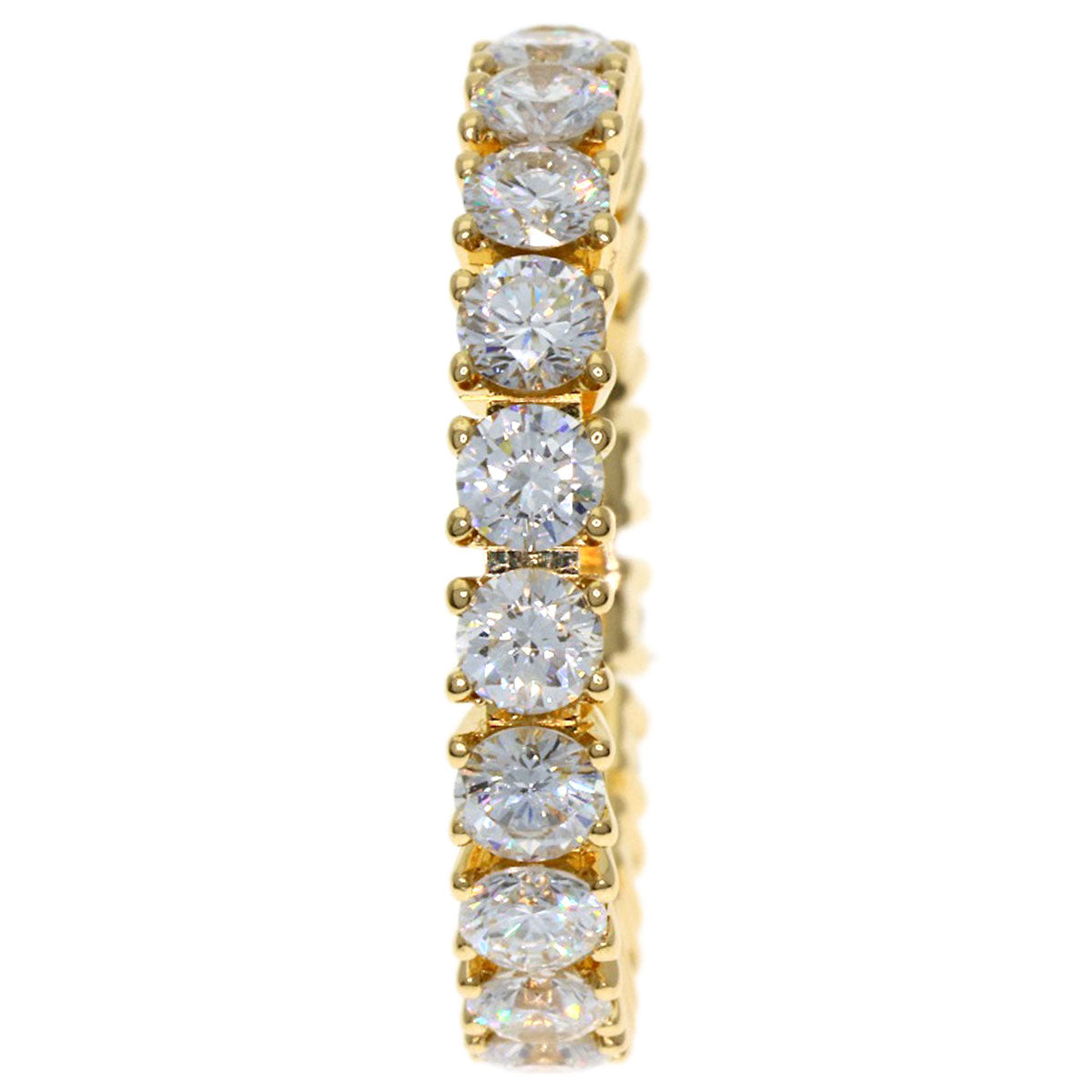 CARTIER Destine Diamond #47 Ring K18 Yellow Gold Ladies [Used]