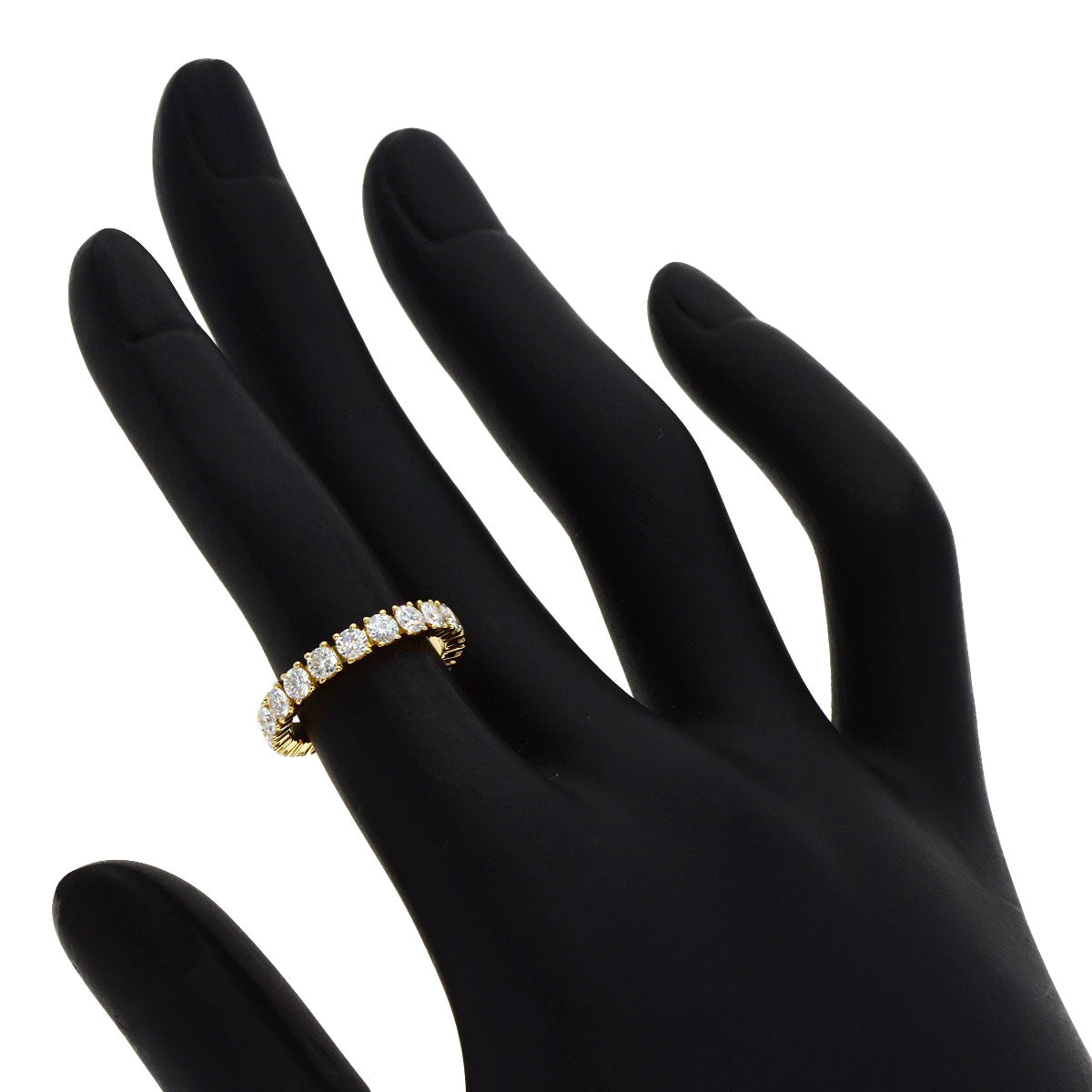 CARTIER Destine Diamond #47 Ring K18 Yellow Gold Ladies [Used]