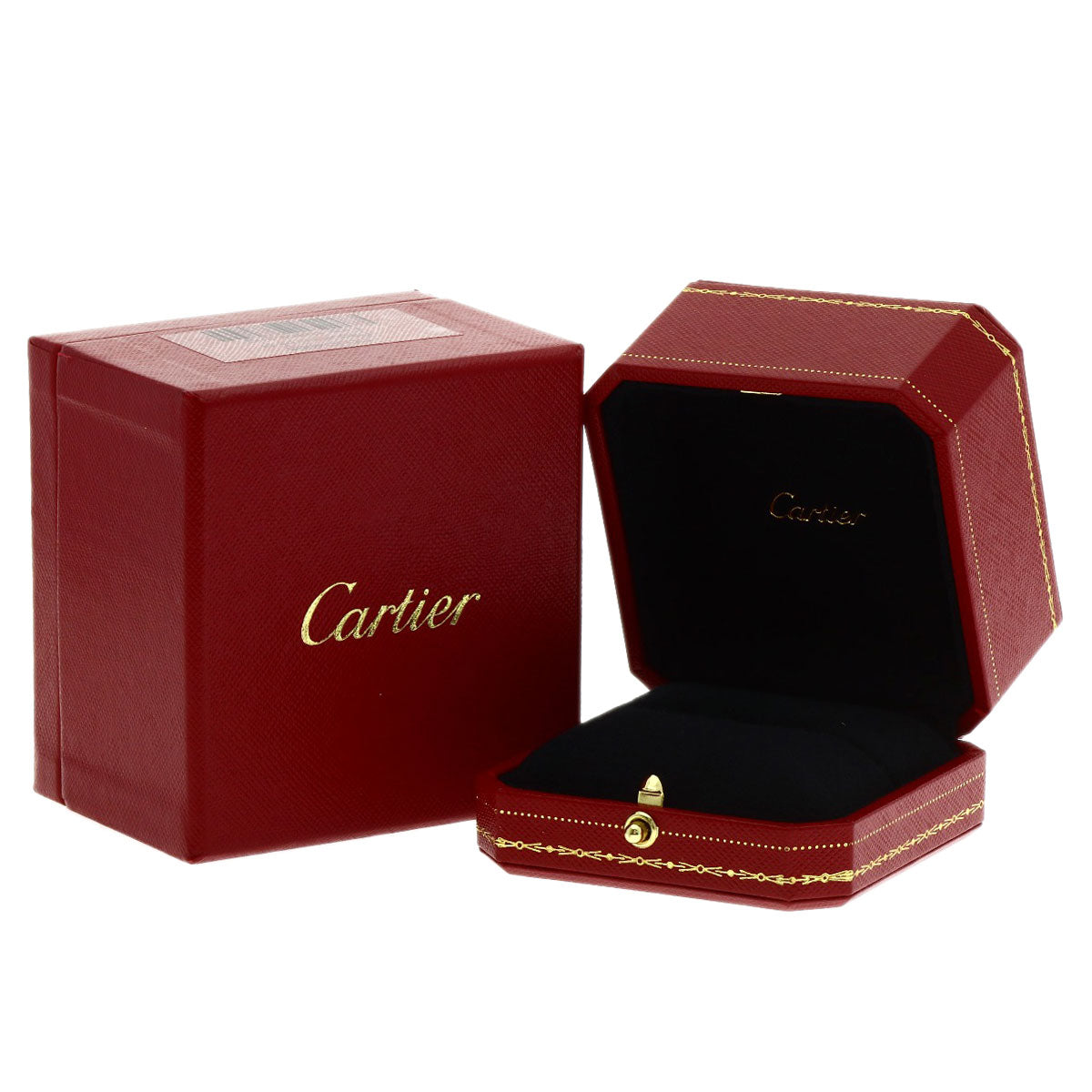 CARTIER Destine Diamond #47 Ring K18 Yellow Gold Ladies [Used]