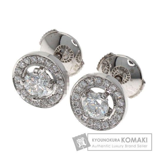 Boucheron Ava Rondo Diamond earring K18 White Gold Ladies [Used]