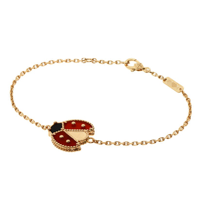 Van Cleef & Arpels Lucky Spring Open Wing Ladybug Bracelet K18 Pink Gold Ladies [Used]