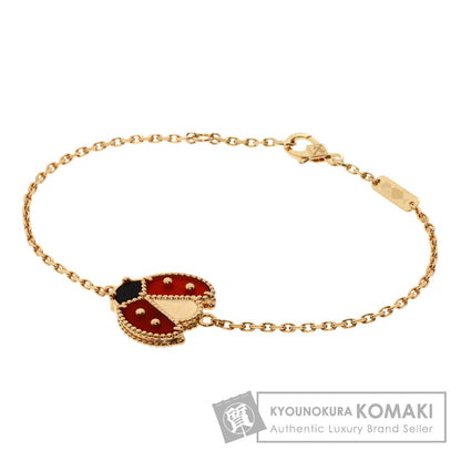 Van Cleef & Arpels Lucky Spring Open Wing Ladybug Bracelet K18 Pink Gold Ladies [Used]