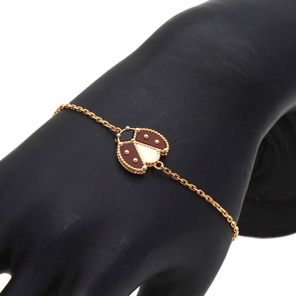 Van Cleef & Arpels Lucky Spring Open Wing Ladybug Bracelet K18 Pink Gold Ladies [Used]