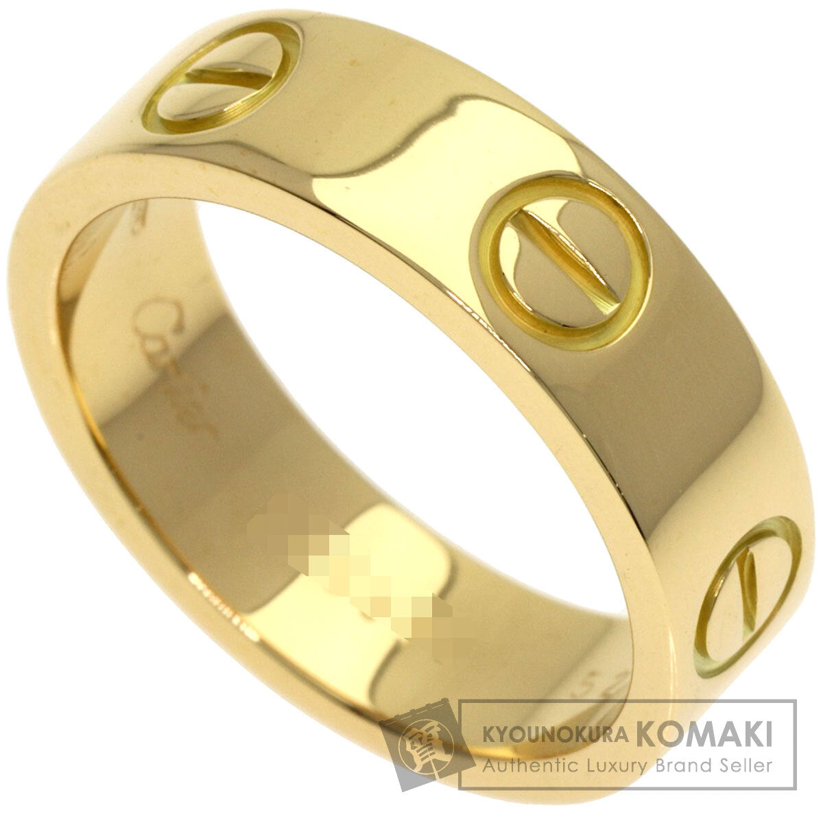 CARTIER love ring #52 Ring K18 Yellow Gold Ladies [Used]