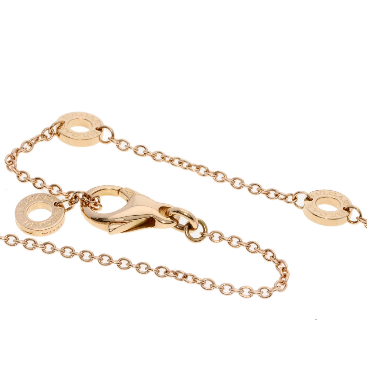 BVLGARI B.zero1 Legend Black Ceramic Necklace K18 Pink Gold Ladies [Used]