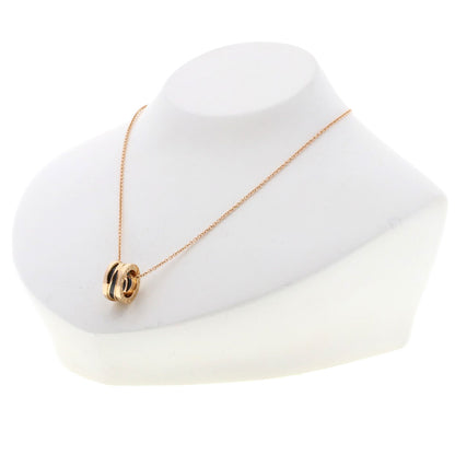 BVLGARI B.zero1 Legend Black Ceramic Necklace K18 Pink Gold Ladies [Used]