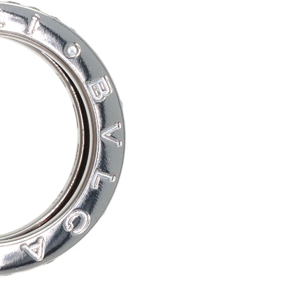 BVLGARI B.zero1 4-band Diamond #50 Ring K18 White Gold Ladies [Used]
