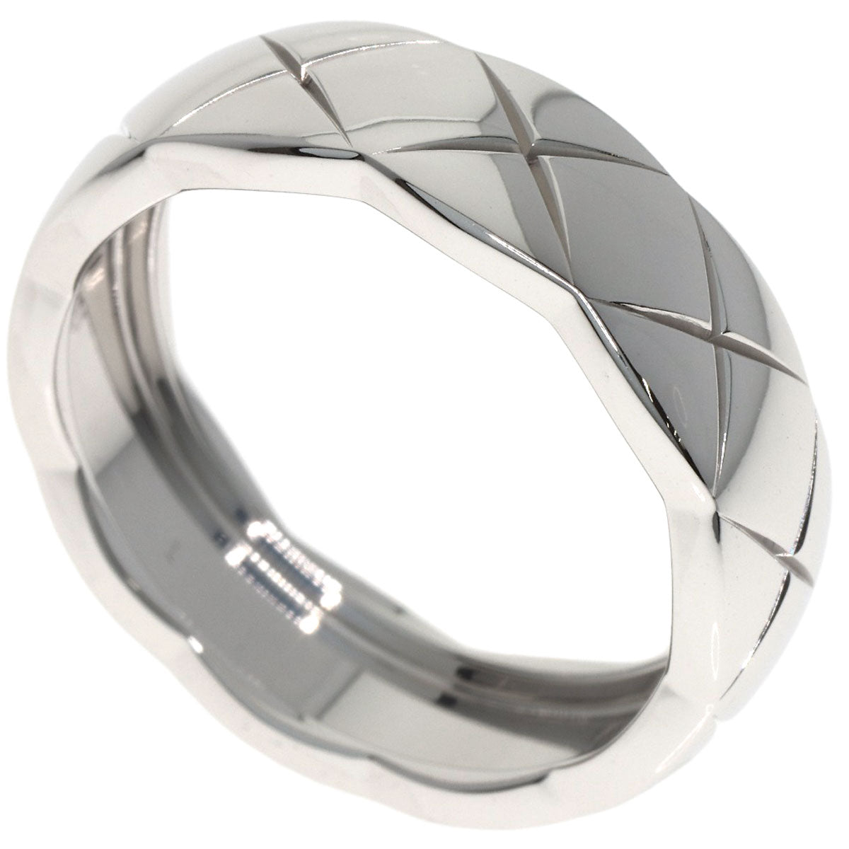 CHANEL Coco Crush Medium Ring K18 White Gold Ladies [Used]