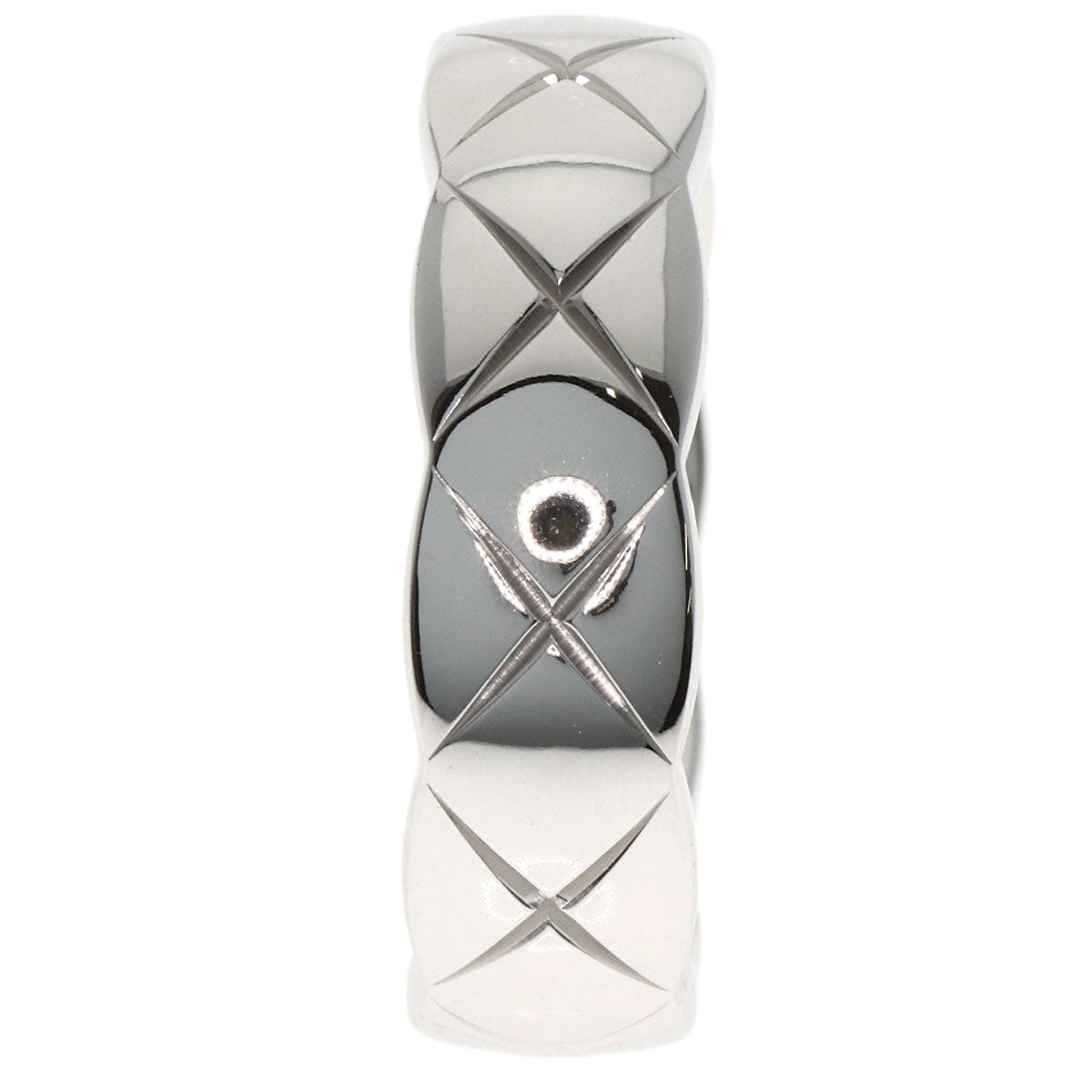 CHANEL Coco Crush Medium Ring K18 White Gold Ladies [Used]