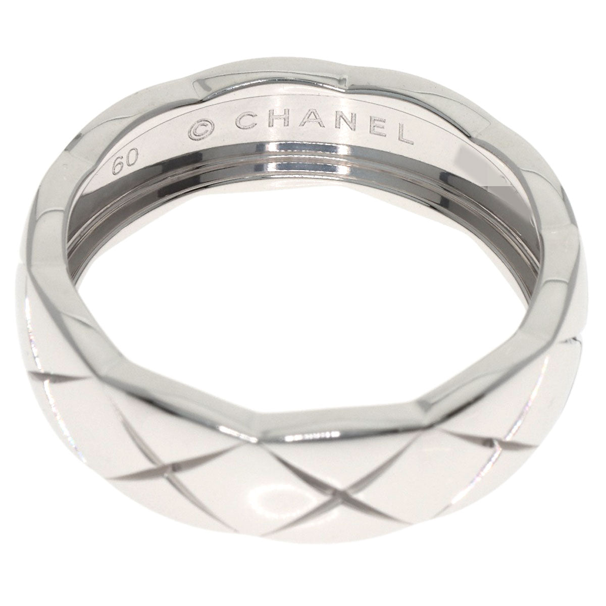CHANEL Coco Crush Medium Ring K18 White Gold Ladies [Used]
