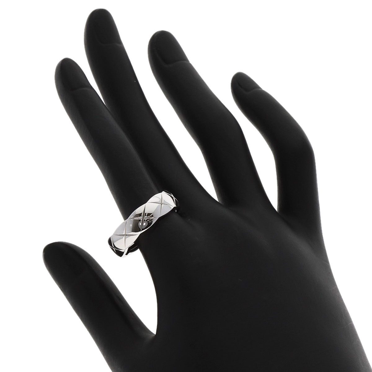 CHANEL Coco Crush Medium Ring K18 White Gold Ladies [Used]