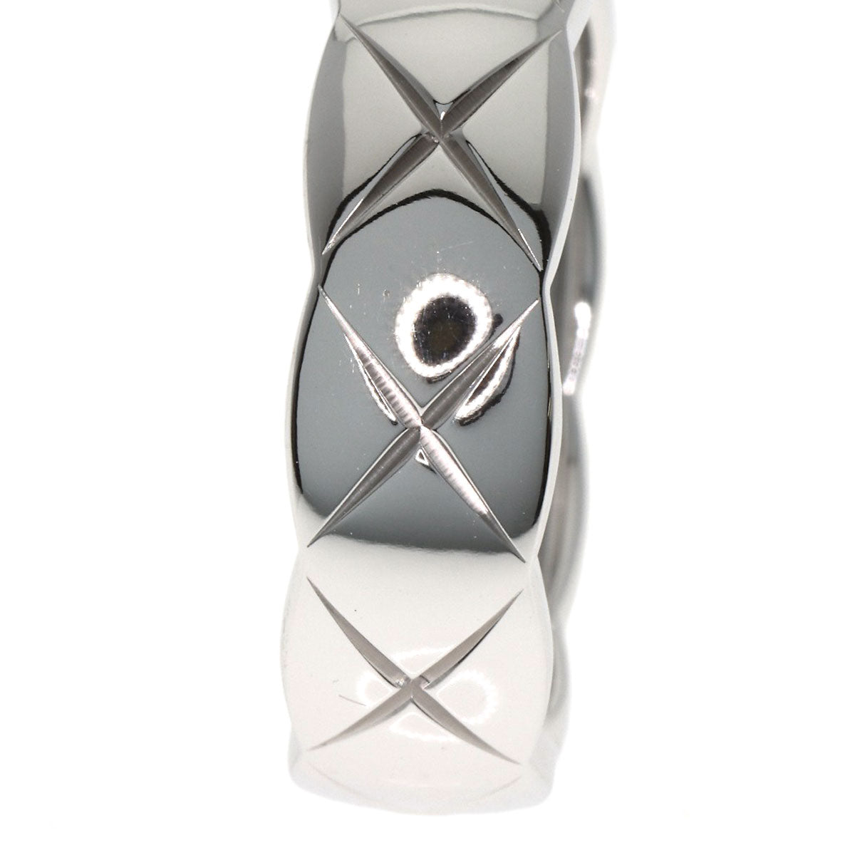 CHANEL Coco Crush Medium Ring K18 White Gold Ladies [Used]