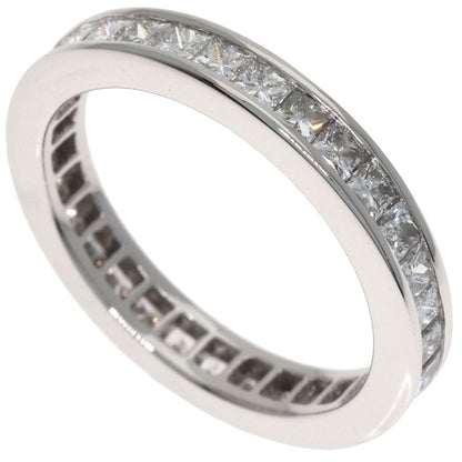 HARRY WINSTON Princess Full Eternity Diamond Ring Platinum PT950 Ladies [Used]