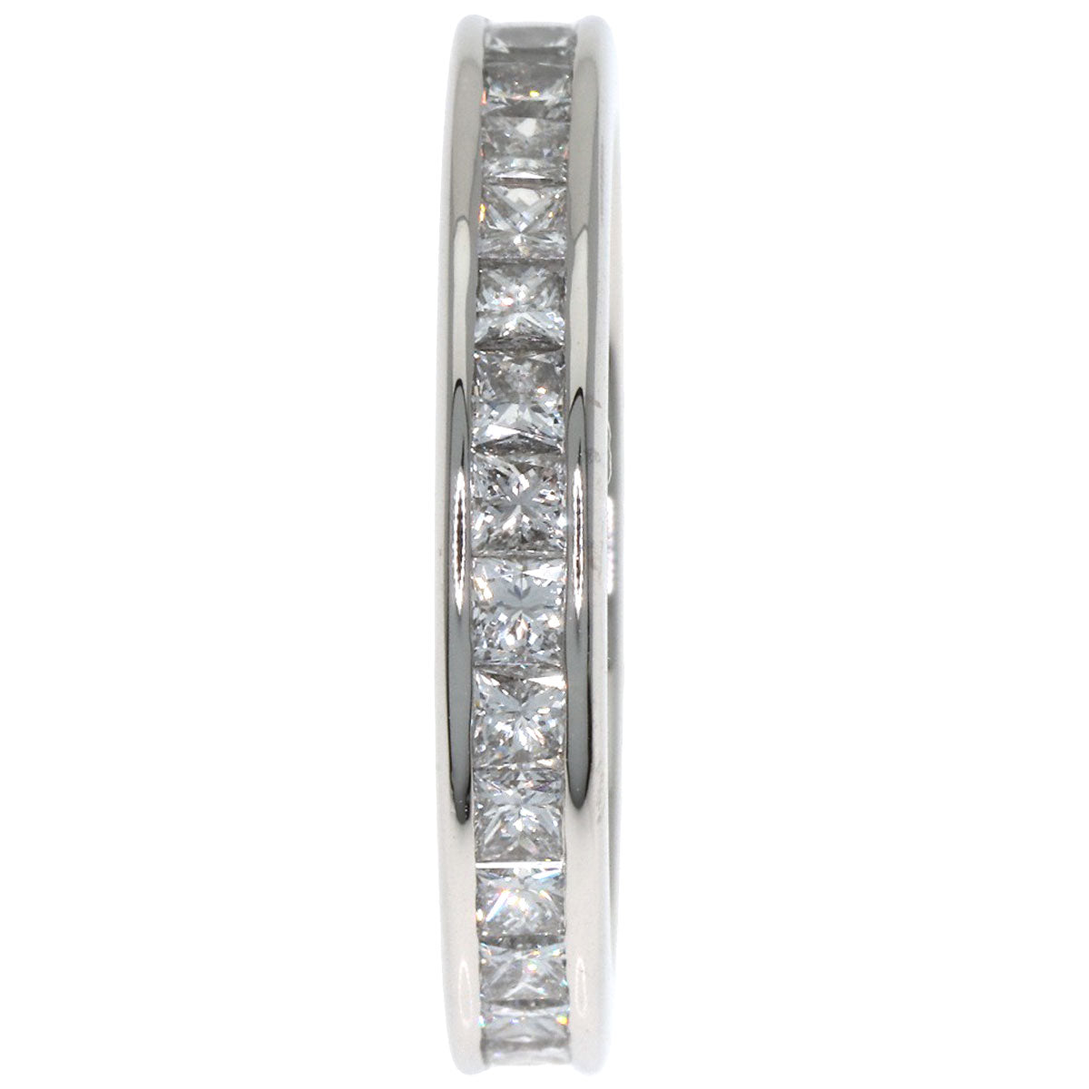HARRY WINSTON Princess Full Eternity Diamond Ring Platinum PT950 Ladies [Used]