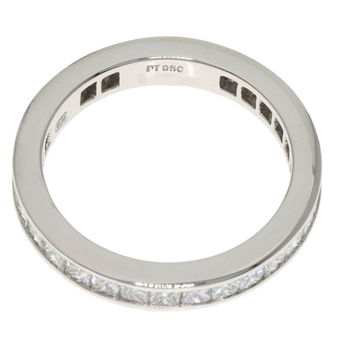 HARRY WINSTON Princess Full Eternity Diamond Ring Platinum PT950 Ladies [Used]