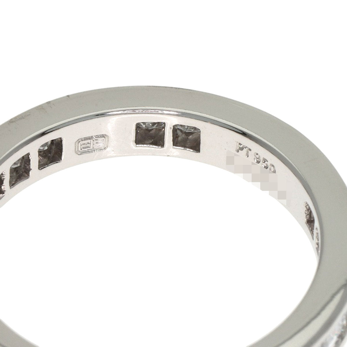 HARRY WINSTON Princess Full Eternity Diamond Ring Platinum PT950 Ladies [Used]