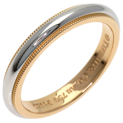 TIFFANY&Co. Milgrain Ring Platinum PT950 18K Pink GoldLadies [Used]