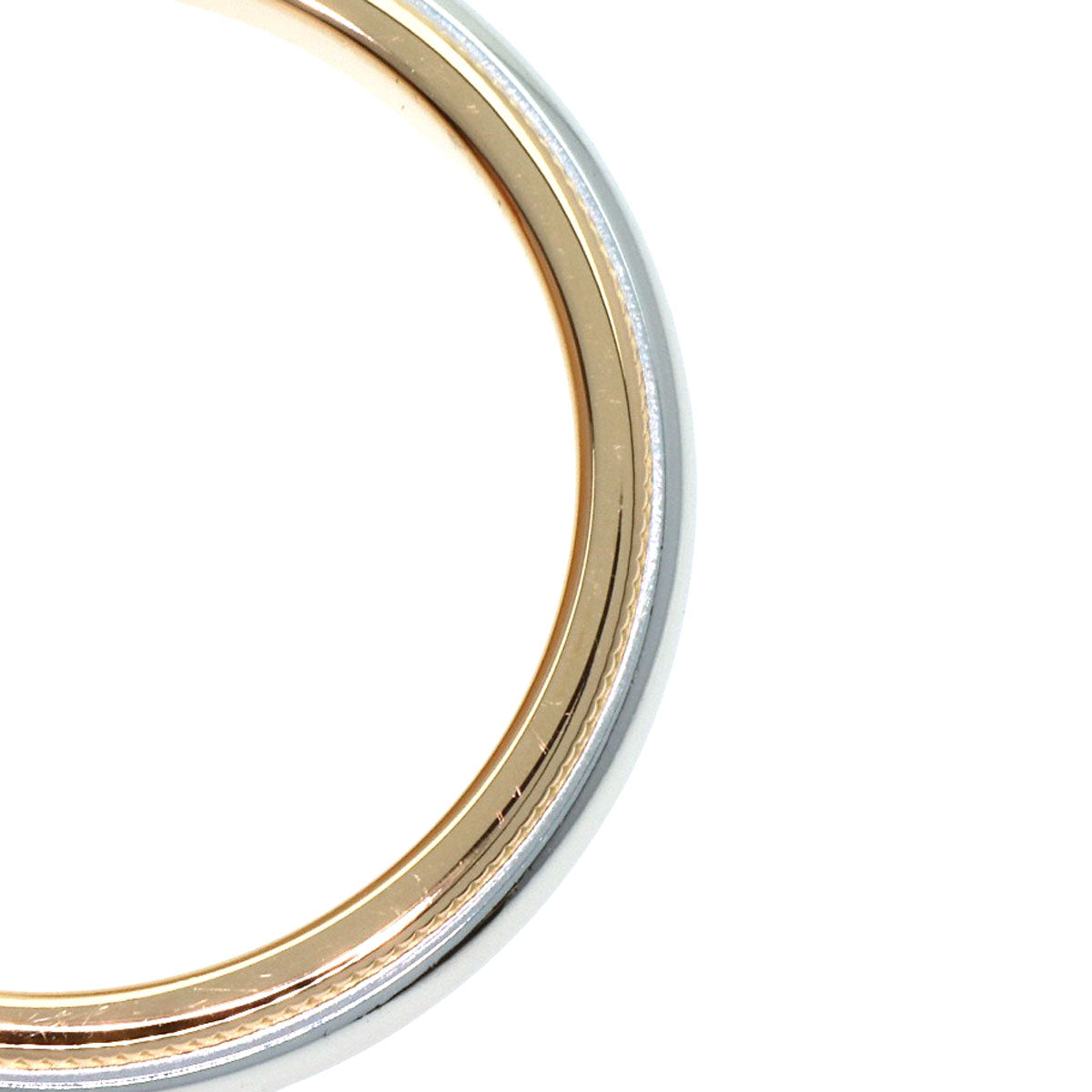 TIFFANY&Co. Milgrain Ring Platinum PT950 18K Pink GoldLadies [Used]