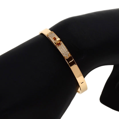 エルメス ケリー ダイヤモンド PM SHサイズ ブレスレット K18ピンクゴールド レディース 【中古】【HERMES】