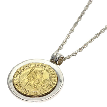 TIFFANY&Co. St. Christopher Necklace K18 Yellow Gold SVLadies [Used]