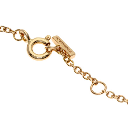 TIFFANY&Co. T TWO Circle Shell Diamond Bracelet K18 Pink Gold Ladies [Used]