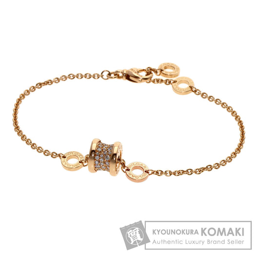 BVLGARI B.zero1 Element Diamond SM Bracelet K18 Pink Gold Ladies [Used]