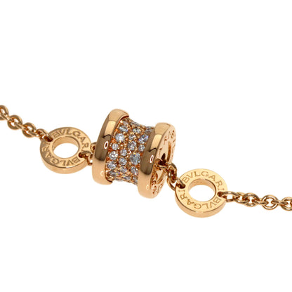 BVLGARI B.zero1 Element Diamond SM Bracelet K18 Pink Gold Ladies [Used]