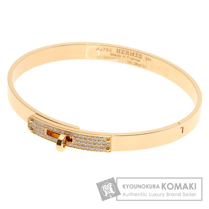 HERMES Kelly Bracelet PM Diamond H110013B 00SH Bracelet K18 Pink Gold Ladies [Used]