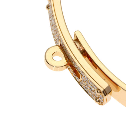 HERMES Kelly Bracelet PM Diamond H110013B 00SH Bracelet K18 Pink Gold Ladies [Used]