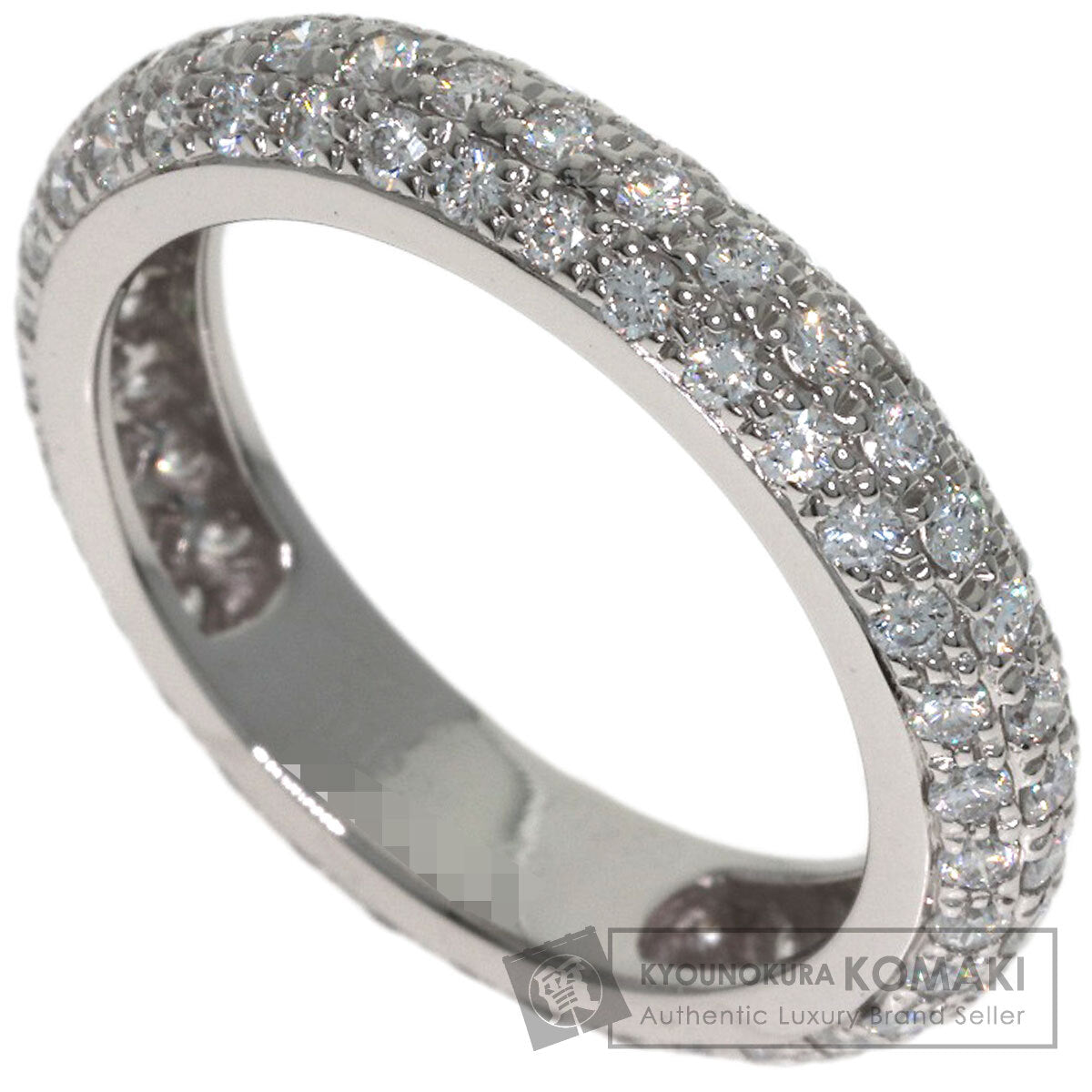 CARTIER Full eternity pavé diamond ring #49 Ring Platinum PT950 Ladies [Used]