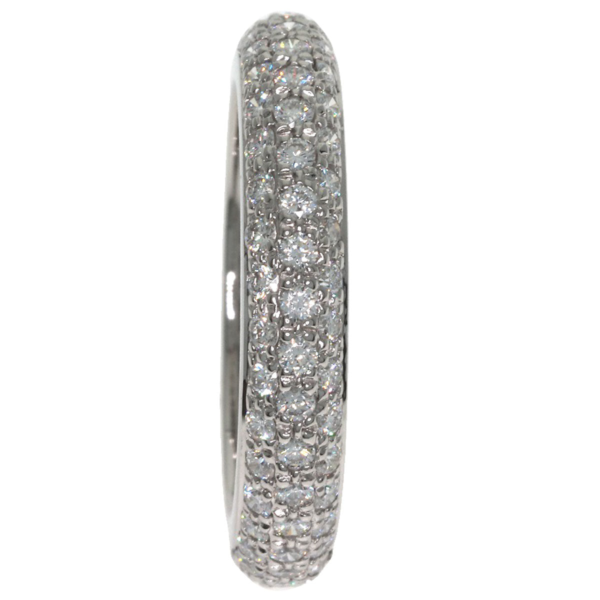 CARTIER Full eternity pavé diamond ring #49 Ring Platinum PT950 Ladies [Used]