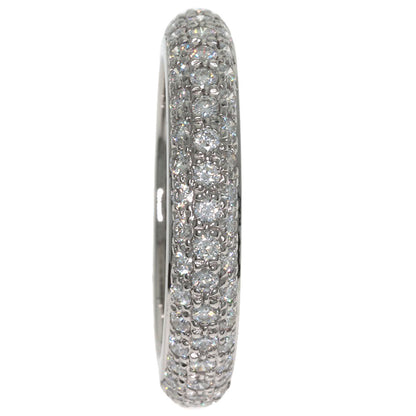 CARTIER Full eternity pavé diamond ring #49 Ring Platinum PT950 Ladies [Used]