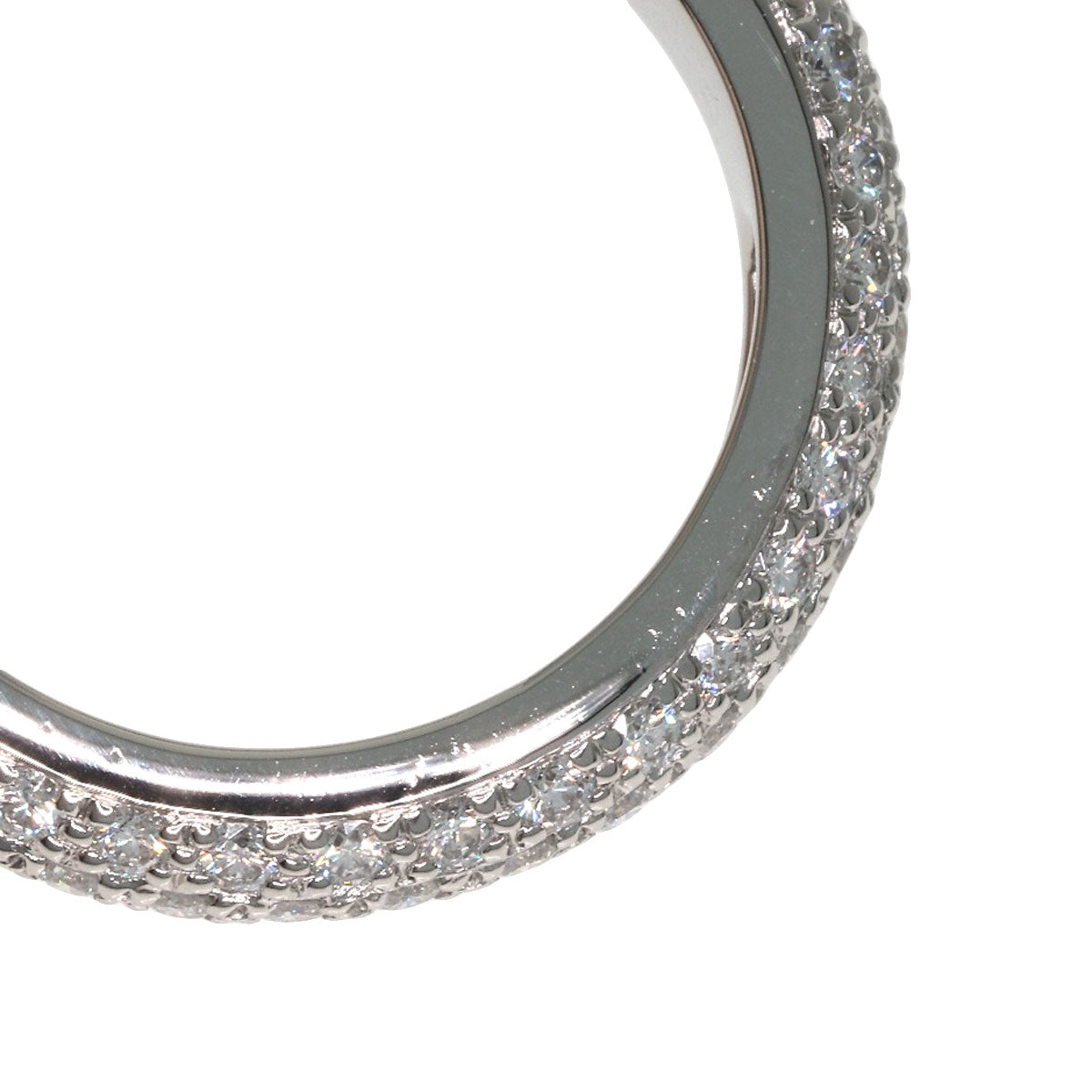 CARTIER Full eternity pavé diamond ring #49 Ring Platinum PT950 Ladies [Used]