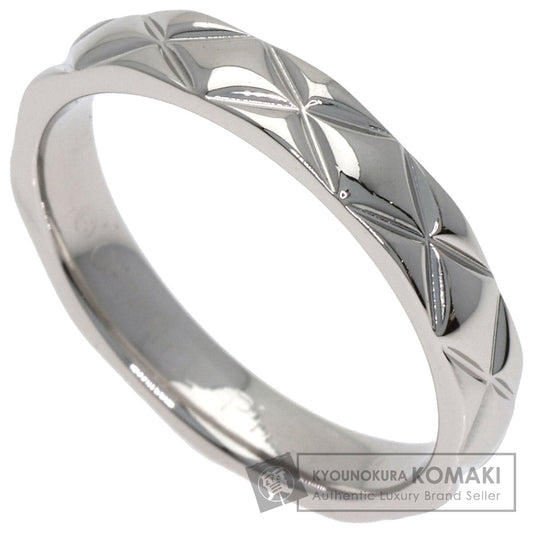 CHANEL Matelasse #52 Ring Platinum PT950 Ladies [Used]
