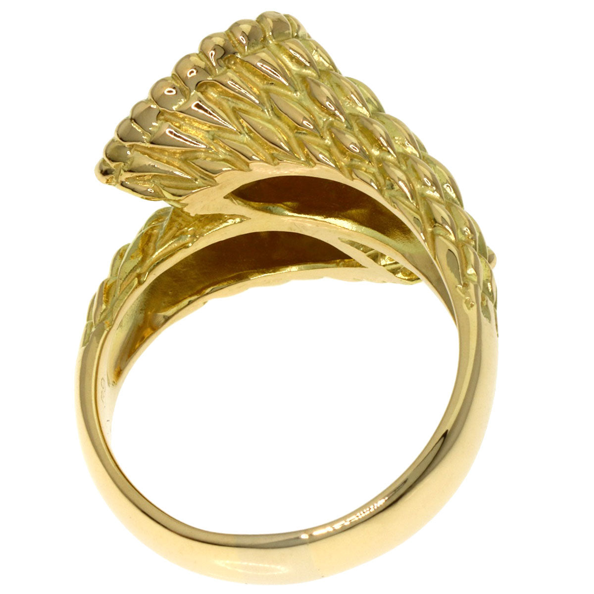 0.59ct Diamond Ring K18 Yellow Gold 13.2g　Ladies