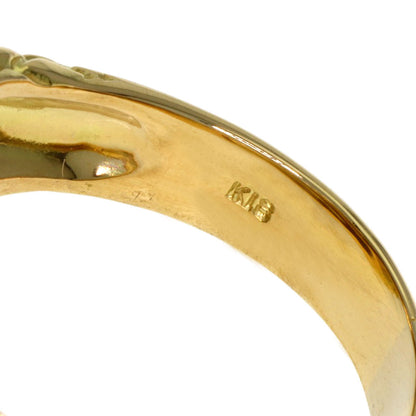 0.59ct Diamond Ring K18 Yellow Gold 13.2g　Ladies