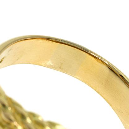 0.59ct Diamond Ring K18 Yellow Gold 13.2g　Ladies