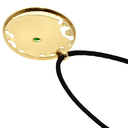 CARTIER PANTHERE Pelage Tsavorite Necklace K18 Yellow Gold Ladies [Used]