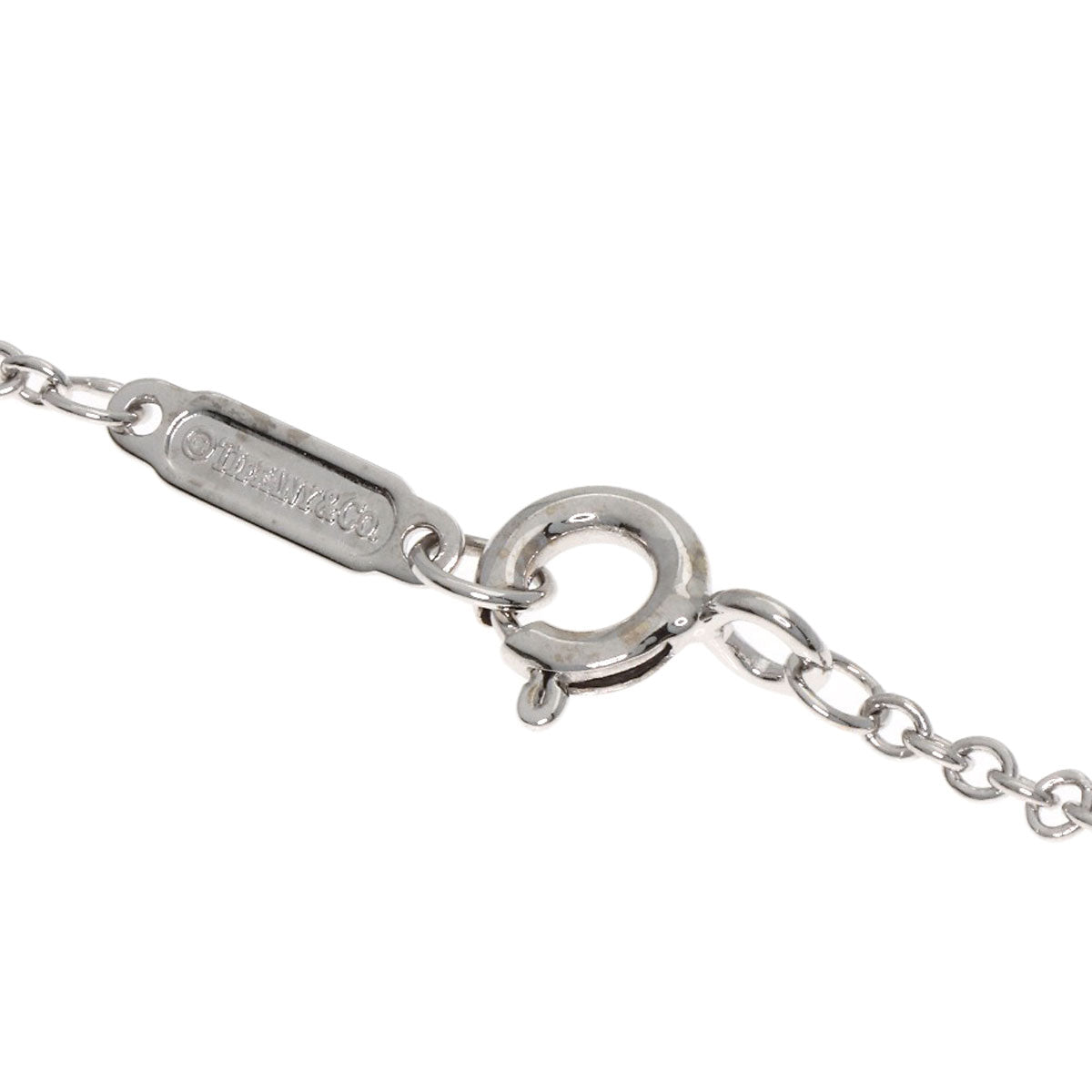 TIFFANY&Co. T TWO Diamond Bracelet K18 White Gold Ladies [Used]
