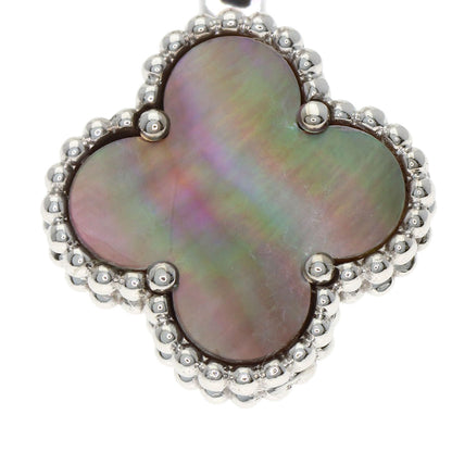 Van Cleef & Arpels Magic Alhambra Entree Les Doors Shell Ring K18 White Gold Ladies [Used]