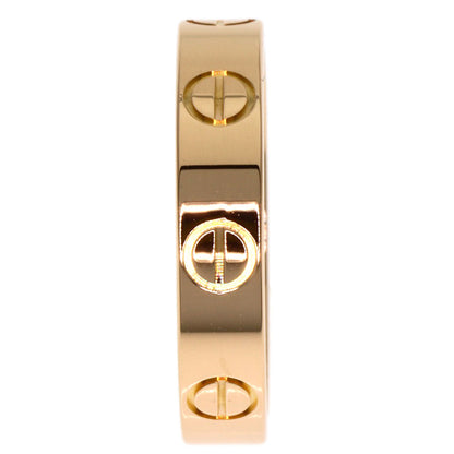 CARTIER Mini love ring # 48 Ring K18 Pink Gold Ladies [Used]