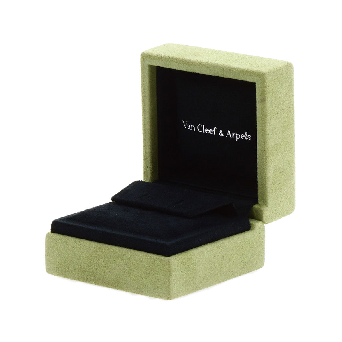 Van Cleef & Arpels Vintage Alhambra Malachite Earring K18 Yellow Gold Ladies [Used]